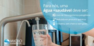 Para nós, o que define uma água mais saudável?