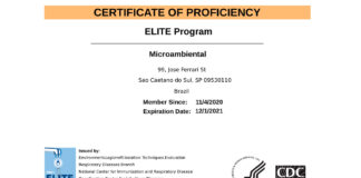 Microambiental obtém novamente acreditação pelo Programa Elite do CDC para Legionella