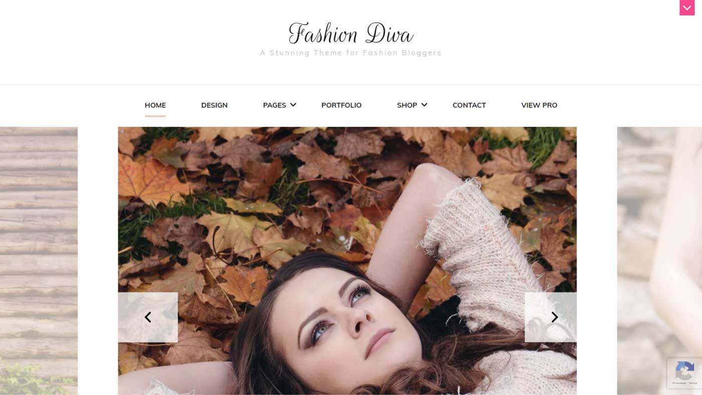 Tema Fashion Diva para WordPress